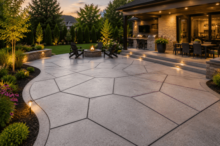 Elevate Outdoor Appeal With Creative Concrete Pattern Trends
